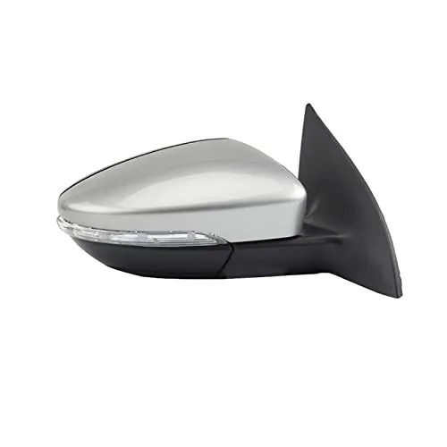 に適合するCC 2008 2009 2010 2011 2012 2013 2014-2018 車の外側ドアサイドミラーアセンブリ左/右 9/13 ワイヤー ドアミラー一式(Silver 9 wire Right F)