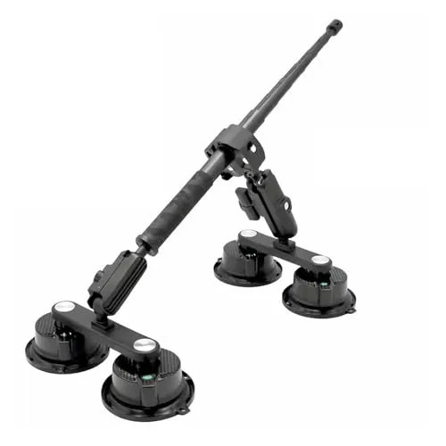 吸引カーマウント、互換性がありますInsta360 X5、x4、X3、X2、One RS、R アクションカメラ Selfie Stick 用 、山Vlogging吸引