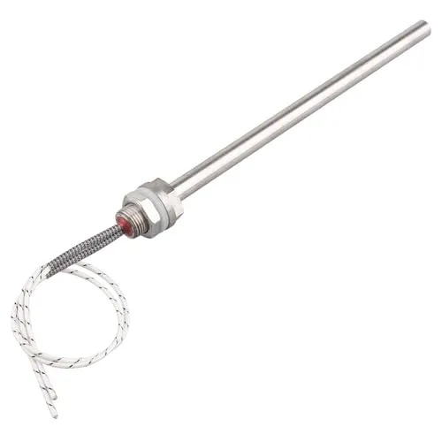 ヒーターエレメント Cartridge Heater 220V Electric Heating Element M18 Immersion Heating Rod Element with Nut SUS304(550W 320MM)