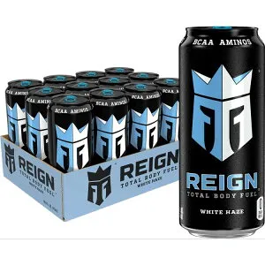 レイン トータルボディフューエル ホワイトヘイズ パフォーマンスエナジードリンク 473ml 12缶 Reign Total Body Fuel, White Haze, Performance Energy Drink, 16 fl oz, 12 Cans 【お取り寄せ商品】【合わせて買い