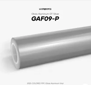 KKVINYL HyperPRO カラーPPF Gloss Aluminum GT Silver GAF09-P(1.52mx15m)