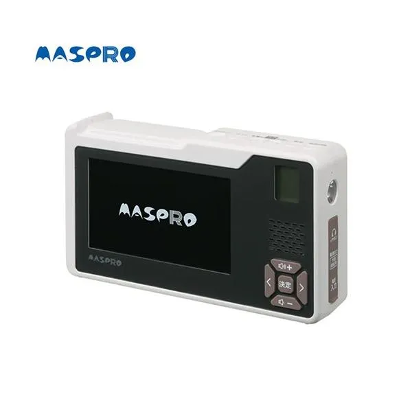 手回し充電テレビ・ラジオ オーディオ マスプロ HCTVR2 4種類の電源で使用可能 ホワイト