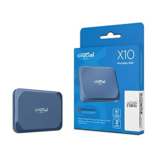 Crucial(クルーシャル) X10 外付け SSD 6TB USB3.2/Type-C iPhone15シリーズ動作確認済 最大読込速度2100MB/秒 正規代理店保証品 Mylioモデル CT6000X10SSD9-02