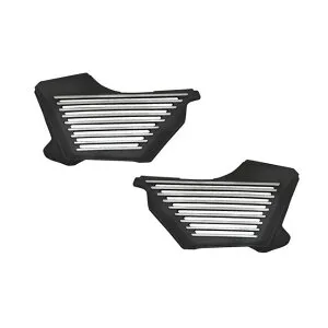 マッドマックス ホンダ HAWK III サイドカバー（アルフィンカバー）フィン削り出し（ブラック） MM19-0407-03