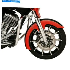 Front Fender klock werksスライサーフロントフェンダー - ブラック - スチール - 16 -19 | KW05-01-0460 Klock Werks Slicer Front Fender - Black - Steel - 16-19 | KW05-01-0460【並行輸入品】