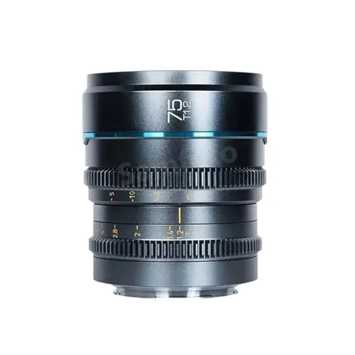レンズです： 互換性がありますソニー E 16mm T1.2 S35 シネレンズ（スーパー35mmカメラ用）X RF MFT M4/3 対応(75mm T1.2 Metal Gray,E-mount(FE))