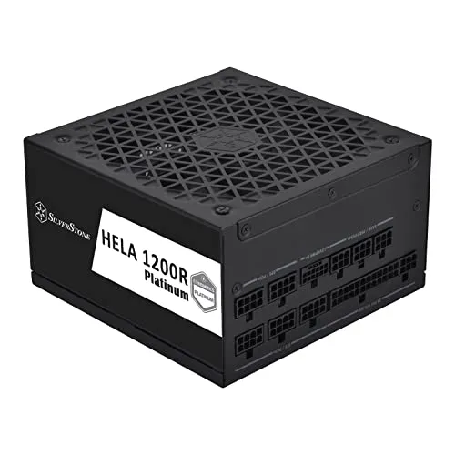 SilverStone Technology HELA 1200R プラチナ ATX 3.0 / PCIe Gen 5 1200W フルモジュラー電源、SST-HA1200R-PM