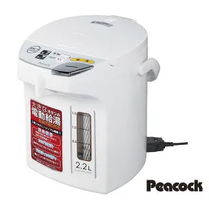 ピーコック 電動給湯ポット WMJ-22W ホワイト
