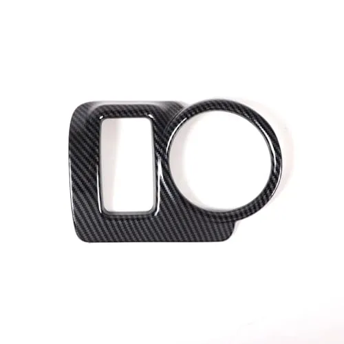 インテリアガーニッシュ Compatible With For 370Z Z34 2009-2020 ABS製 カーセンターコンソール ウォーターカップホルダー フレーム デコレーション カバー トリム インテリア