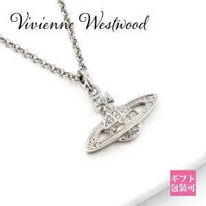 ヴィヴィアンウエストウッド ネックレス レディース Vivienne Westwood ネックレス レディース ミニ バス レリーフ シルバー MINI BAS RELIEF 63020086 02P116 誕生日プレゼント アクセサリー ネックレス