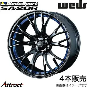 ウェッズスポーツ SA20R ES 10系 18インチ アルミホイール 4本 ブルーライトクロームII 0072746 WEDS WedsSport SA20R