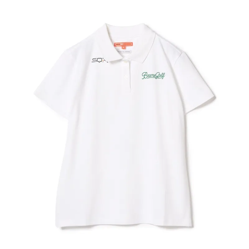 [2026年春夏モデル] ビームスゴルフ BEAMS GOLF ORANGE LABEL ORANGE LABEL USシリーズ SQR ストレッチ鹿の子 ポロシャツ ホワイト 01 レディース