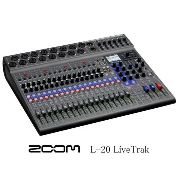 [※お取り寄せ商品] ZOOM LiveTrak L-20 20-Track Live Mixer / Recorder ズーム 20トラック ライブ・ミキサー レコーダー