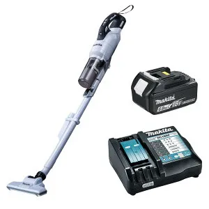 マキタ(makita) 充電式サイクロンクリーナー CL286FDZW 本体 + BL1860B 18V6.0Ahバッテリー + DC18RF 急速充電器 セット 1年保証付き
