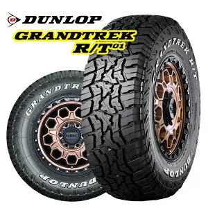 【取付対象】 LT215/70R16 100/97Q ホワイトレター ダンロップ グラントレック R/T01 DUNLOP GRANDTREK R/T01 新品 サマータイヤ単品4本セット 送料無料（法人へのお届け限定）