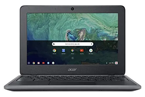 Acer Google Chromebook Celeron N3350 LPDDR4_4GB eMMC_32GB 11.6インチHD 英語キーボード USB Type-C 802.11ac+Bluetooth 4.2 microSD 約12時間駆動仕様【