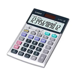 CASIO カシオ計算機 CASIO 実務電卓(日数＆時間計算タイプ) ジャストタイプ12桁 JS-20DC-N 文具 オフィス用品 電卓