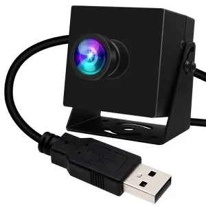 ELP 1080P 120fps USBカメラコンピューター用1200万画素広角PCカメラ110度低歪みレンズ Webかめら12MP高速ミニUVC USB2.0 Webカメラデスクトップコンピューター用産業用USBセキュリティカメラミニLigh