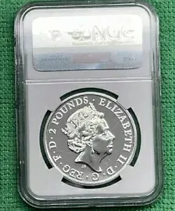 2016年イギリス。申年。 NGC MS 69 DPL。トップポップ。