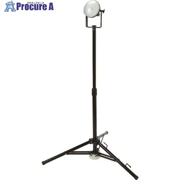 TRUSCO LED投光器 DELKURO 三脚タイプ 1灯 20W 10m アース付 2芯3芯両用タイプ RTLE-210EP-SK 1台 トラスコ中山(株)