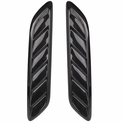 ボンネットベントトリムカバー Compatible With Holden For Commodore VF HSV For Calais For Caprice 1 ペアのグロスブラックボンネットベントカーパーツアクセサリー