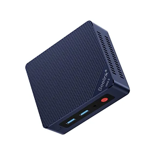 Beelink Mini PC, MINI S13 Intel Twin Lake N150 (アップグレード版 N100, 4C/4T) ミニコンピューター 12GB DDR4 RAM 500GB M.2 SATA SSD, デスクトップPC Dual