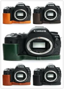TP Original Canon EOS 5D MARK IV 5D4 専用 オープナブルタイプ 本革 ボディケース (底面開閉)