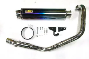 ☆Realize リアライズ マフラー 521-FE-001-02 Aria(アリア) Ti チタンマフラーType-S（スラッシュエンド）Vストローム250SX (8BK-EL11L)