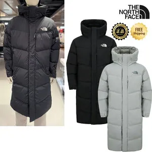 ★配送無料★ [THE NORTH FACE] NC1DR51 MS OBIR HYBRID DOWN COAT 25FW ロング ダウン フード 防寒 保温 防風 軽量 メンズ 真冬 アウター 大きいサイズ ボリューム ポケット 収納 アウトドア タウン 定番 人気