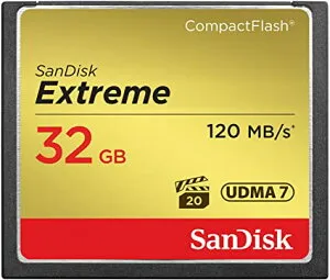 SANDISK ( サンディスク ) 32GB Compact Flash Memory ( 読取速度 最大 120MB 秒 / 書込速度 最大 85MB/秒 ) Extreme SDCFXSB-032G-G46 海外パッケージ 並行輸入品