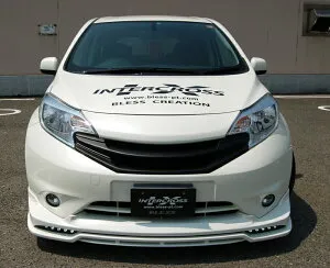 E12ノート(～2016.10） フロントハーフスポイラー(純正色塗装品）