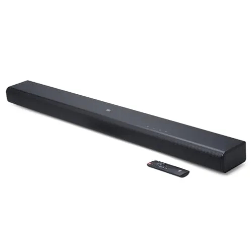 【Amazon.co.jp 限定】JBL SB510 オールインワンサウンドバー/サブウーファー内蔵3.1ch/HDMIケーブル付属/センターチャンネルスピーカー搭載/200W/ARC対応/Dolby Audio/ブラック JBLSB510BLKJN