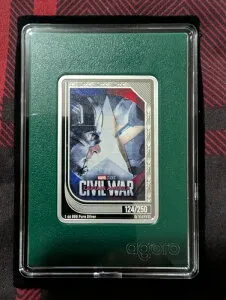 2025年 マーベル インフィニティ サーガ ミント トレーディングコイン キャプテン・アメリカ シビル・ウォー 124/250