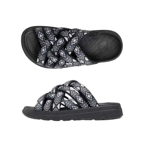 [マリブサンダルズ] ZUMA LX スライドサンダル ユニセックス MS024 BLACK NATIVE/BLACK US 7.0（24.5～25.0cm）