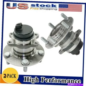 Wheel Hub Bearing Kia Soul 5lugの2PCSリア乗客またはドライバーホイールベアリングとハブアセンブリ 2PCS Rear Passenger or Driver Wheel Bearing & Hub Assembly For Kia Soul 5Lug【並行輸入品】