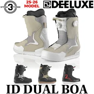 25-26 スノーボード ディーラックス ブーツ ID DUAL BOA アイディーデュアルボア DEELUXE BOOTS S3 サーモインナーライト スノーボード 2025 2026 日本正規品【即】