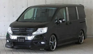 エムズスピード (ゼウス)ステップワゴン GRACE LINE 3点KIT(F R LED) NH788P塗装済 STEP WGN (RK5.6) SPADA 後期 2012/4 - 2015/3