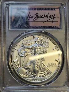 2021 MS70 FDOI PCGS シルバー イーグル タイプ 1 レン バックリー $1