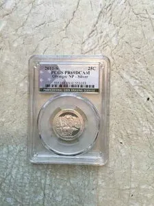 2011 S シルバー グレイシャー NP クォータープルーフ PR69 DCAM PCGS フラッグラベル