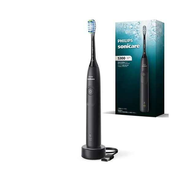 フィリップス ソニッケアー ５３００ 充電式電動歯ブラシ ブラック ＨＸ７１０１／０６ １台（お取寄せ品）