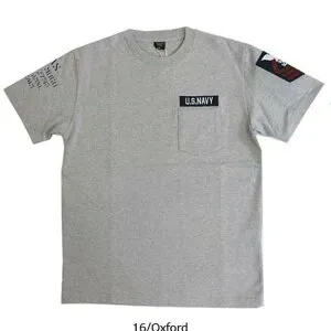 AVIREX アビレックス アヴィレックス クルーネック Tシャツ 半袖 プリント 「U.SNAVY」 ミリタリー 6163356