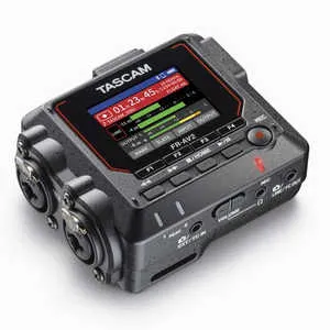 TASCAM 32ビットフロート/ Dual ADC対応2チャンネルポータブルフィールドレコーダー FRAV2