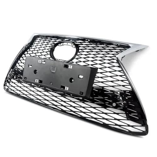 Compatible With For NX200t NX300h 2015 2016 2017 For F Sport Style 車のフロントフードメッシュラジエーターバンパーグリルと互換性あり 車用セットラジエターグリル