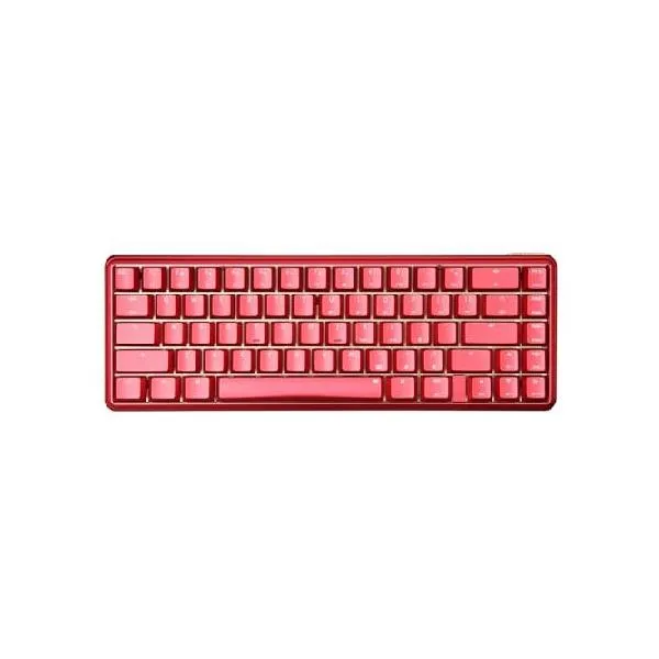 IROK CD67 RGB Portable 60% Gaming Keyboard with Full Metal Enclosure, hot-swappable red switches with Customizable backlighting, Wired Mechan_並行輸入