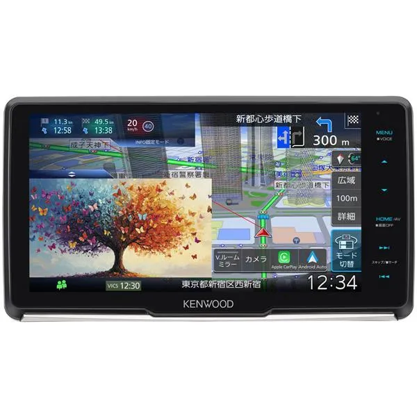 MDV-M912F ケンウッド KENWOOD カーナビ 9V型フローティングナビ DVDドライブ搭載