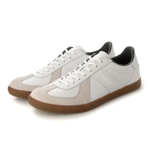 [モーブス] スニーカー メンズ ジャーマントレーナー レザー 本革 スポーツ カジュアル ウォーキングシューズ 現行モデル NURNBERG (WHITE, measurement_27_point_0_centimeters)