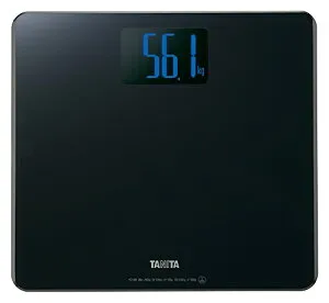 タニタ(Tanita) 体重計 200kg バックライト デジタル ブラック HD-366 BK 乗るだけで電源オン