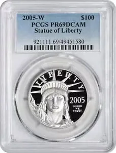 2005-W $100 アメリカン プラチナ イーグル PR69DCAM PCGS