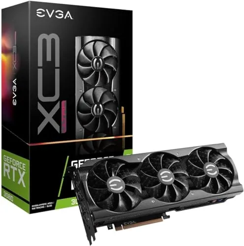 EVGA GeForce RTX 3080 XC3 Ultra ゲーミング 10G-P5-3885-KL 10GB GDDR6X iCX3冷却 ARGB LED メタルバックプレート LHR