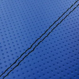 GRONDEMENT グロンドマン 国産シートカバー 張替タイプ アドレス V125 G SUZUKI スズキ シートカバー シート関連 外装 カラー：フルエンボスブルー/黒ダブルステッチ